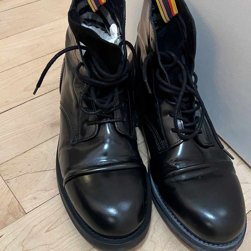 Rare Scotch Soda  Men's Leather Boots Black, Size11.5 - Picture 12 of 16